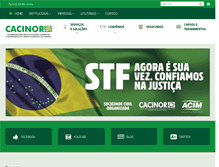 Tablet Screenshot of cacinor.com.br